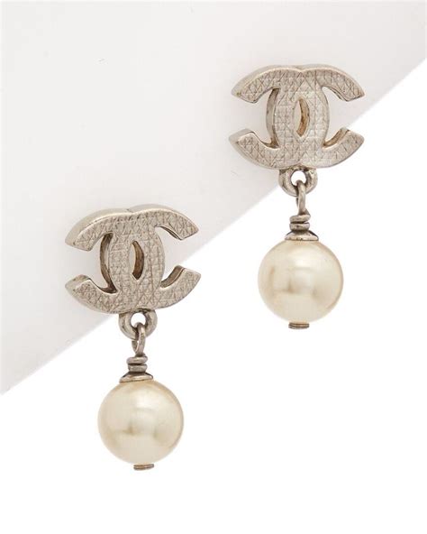 chanel earring chain|chanel earrings official site.